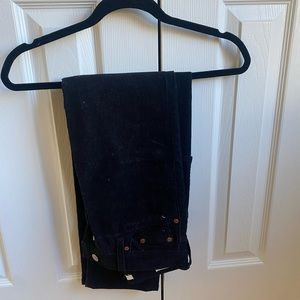 Never worn, black corduroy Levi’s